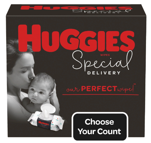 Huggies Special Delivery Baby Wipes, Unscented, 3 Pack, 168 Total